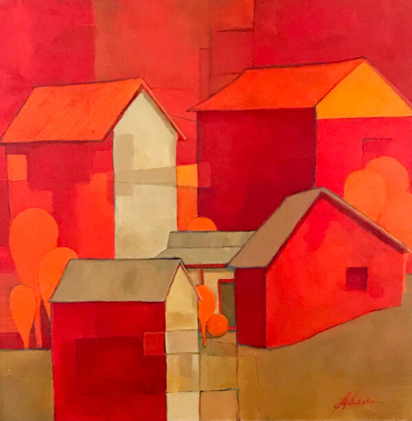 Barn Red by Anne Labaire