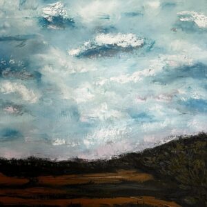 Landscape 22 Original Oil Painting Without Frame 20 x 20 by Susana Walker