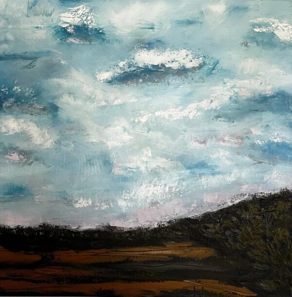 Landscape 22 Original Oil Painting Without Frame 20 x 20 by Susana Walker